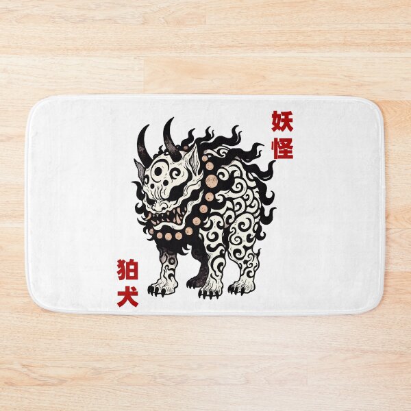 Item preview, Fierce Spectral Yokai Komainu Shadow Guardians designed and sold by Yokai-Infinity.