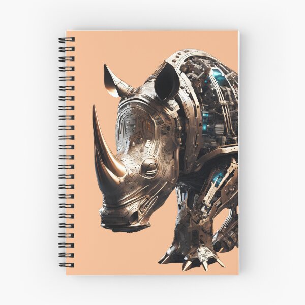 Item preview, The Rhinoceros is Cybernetic, Mechanical, Steampunk. designed and sold by Ant Category.
