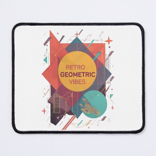 Item preview, Retro Geometric Vibes - Vintage 70s 80s Style with Vibrant Colors and Dynamic Figures - For T-Shirt, Hoodie and Other designed and sold by MUGpro.