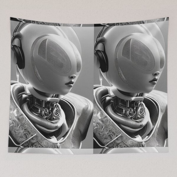 Item preview, Dystopian Transhumanism 0001 designed and sold by bubblesinspace.