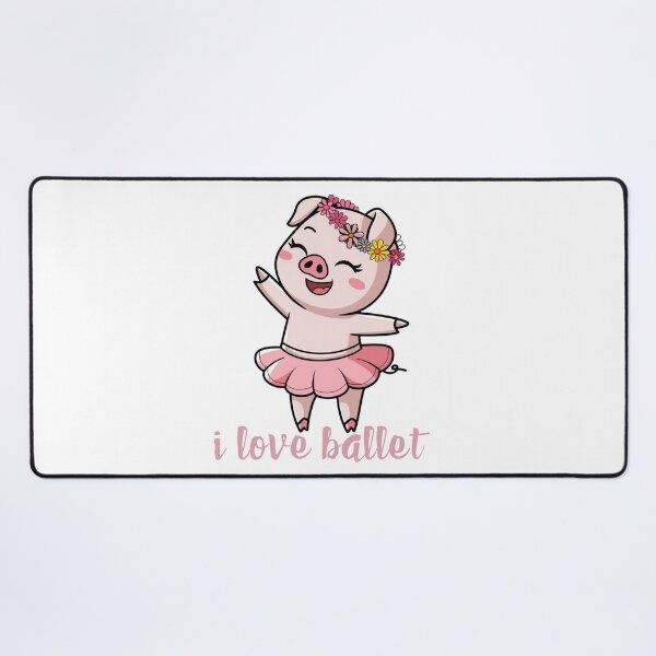 Item preview, Cute Pig Ballerina, Ballet Lover, Dance Lover, Tutu, I love ballet, Pointe Shoes, Ballet Girl designed and sold by KolorellaS.