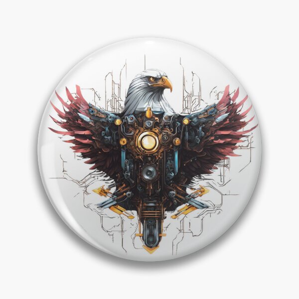 Item preview, The Eagle is Cybernetic, Mechanical, Steampunk. designed and sold by Ant Category.
