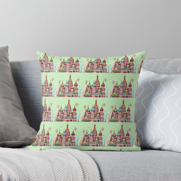 Item preview, Saint Basil's Cathedral in 3D - Cute & Colorful Russian Icon,  designed and sold by PaintMeWorld.