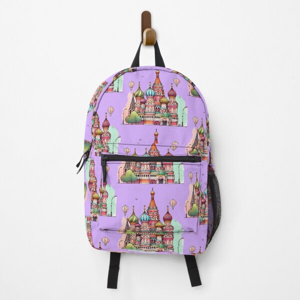 Item preview, Saint Basil's Cathedral in 3D - Cute & Colorful Russian Icon, designed and sold by PaintMeWorld.