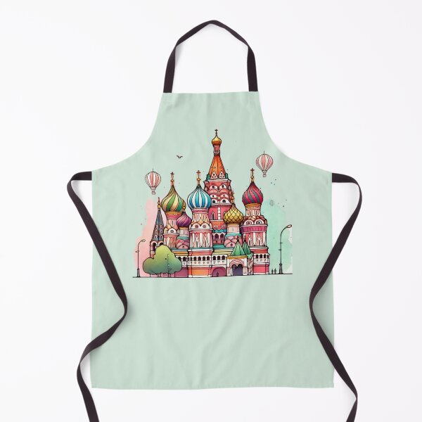 Item preview, Saint Basil's Cathedral in 3D - Cute & Colorful Russian Icon, designed and sold by PaintMeWorld.