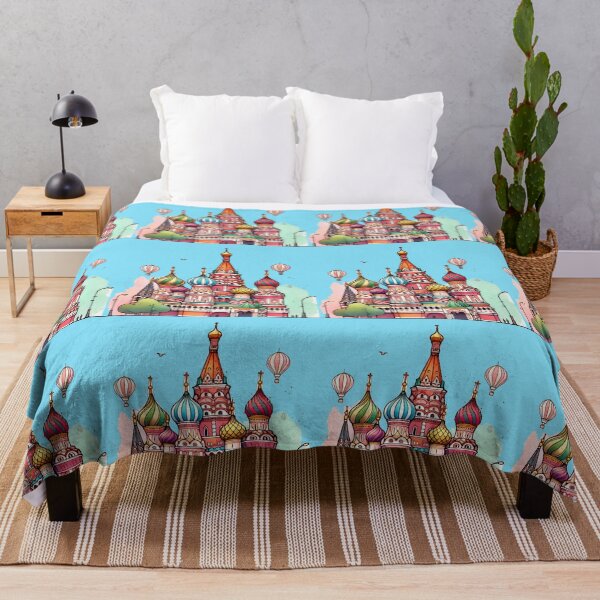 Item preview, Saint Basil's Cathedral in 3D - Cute & Colorful Russian Icon, designed and sold by PaintMeWorld.