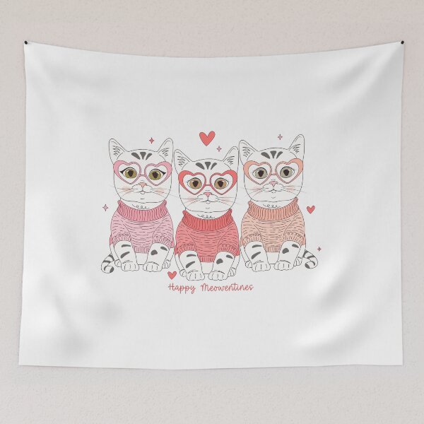 Item preview, Meowentines day cat designed and sold by Olena-lena.