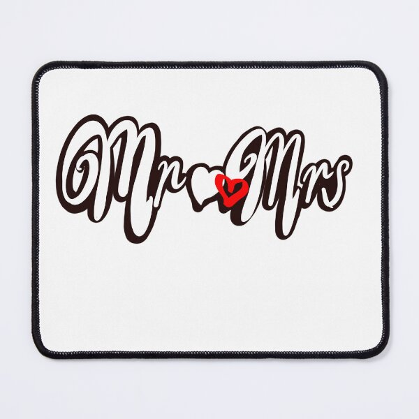 Item preview, Mr Mrs mister mistress for wedding anniversary newly wed Valentine’s Day wife husband mr mrs designed and sold by Artonmytee.