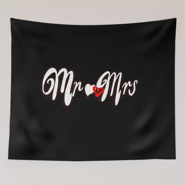 Item preview, Mr Mrs mister mistress for wedding anniversary newly wed Valentine’s Day wife husband mr mrs designed and sold by Artonmytee.
