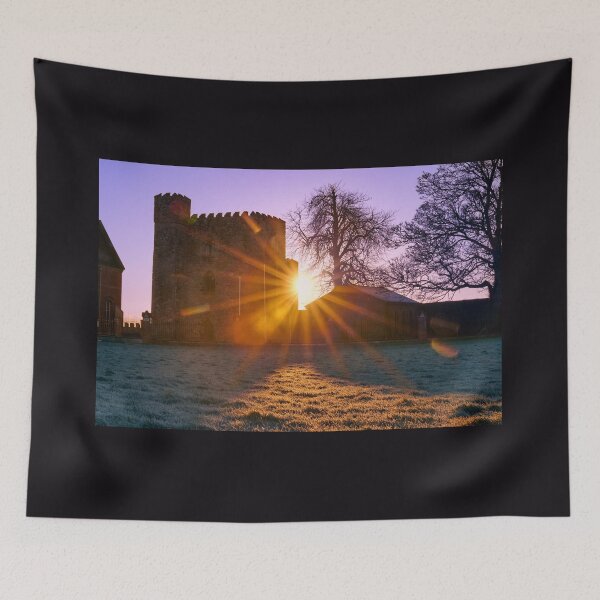 Item preview, Frosty sunrise at Netterville Manor Dowth Castle Ireland designed and sold by Marcin W Photography.