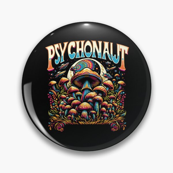Item preview, Psychonaut Novelty Mushrooms Exploring State Of Consciousness designed and sold by Dressed For  Duty.