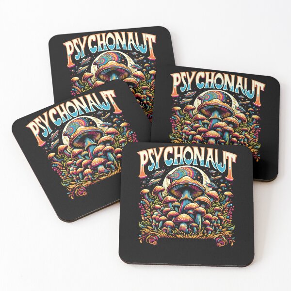 Item preview, Psychonaut Novelty Mushrooms Exploring State Of Consciousness designed and sold by Dressed For  Duty.