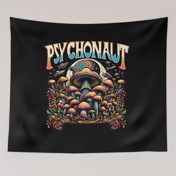 Item preview, Psychonaut Novelty Mushrooms Exploring State Of Consciousness designed and sold by Dressed For  Duty.