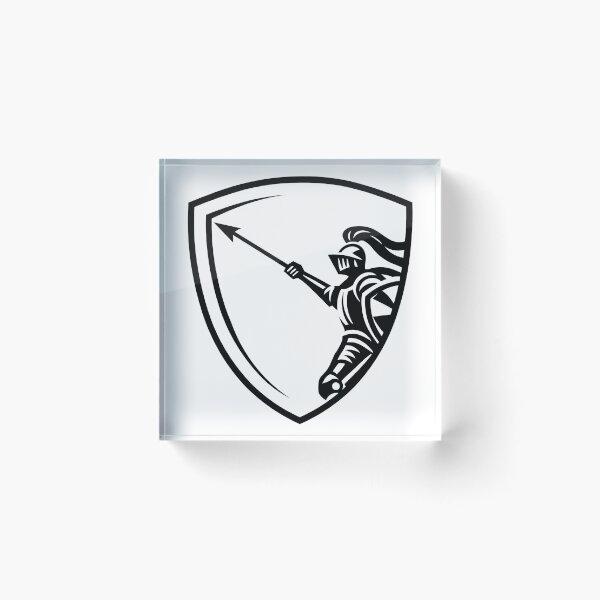 Item preview, Knight in shield designed and sold by tristanmillward.