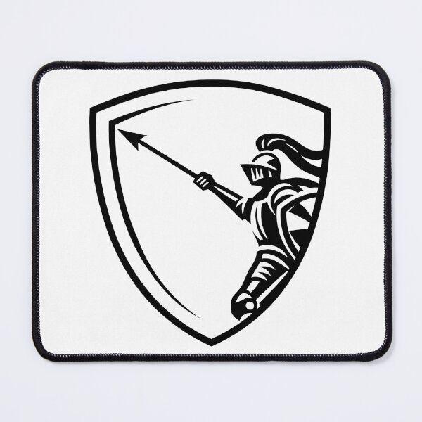 Item preview, Knight in shield designed and sold by tristanmillward.