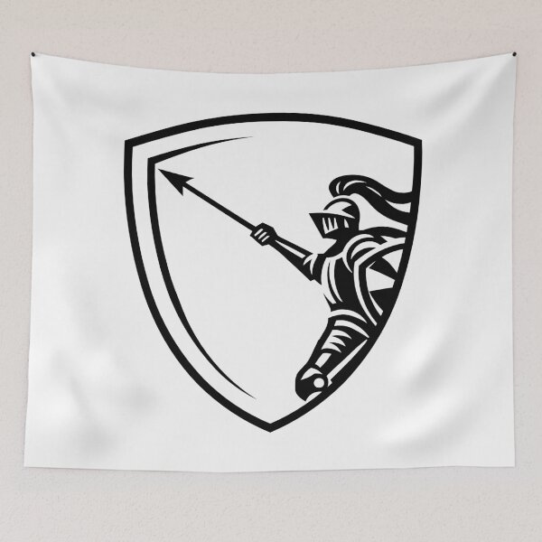 Item preview, Knight in shield designed and sold by tristanmillward.