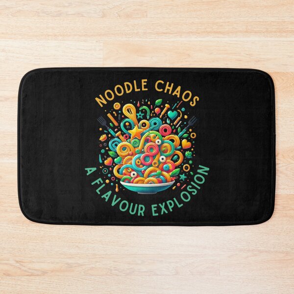 Item preview, Noodle Chaos A Flavour Explosion Funny Pasta Design designed and sold by Maggie Mustard.