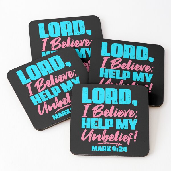 Item preview, Mark 9:24 Lord Help My Unbelief  designed and sold by plushism.