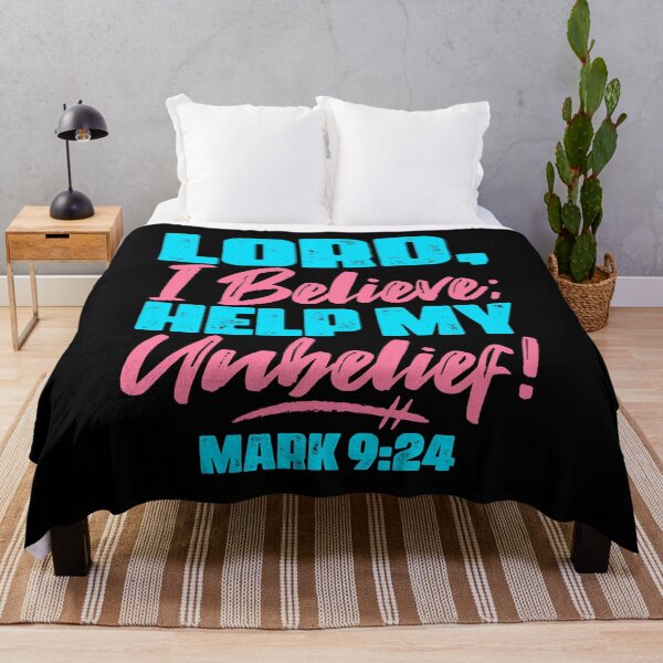 Item preview, Mark 9:24 Lord Help My Unbelief  designed and sold by plushism.