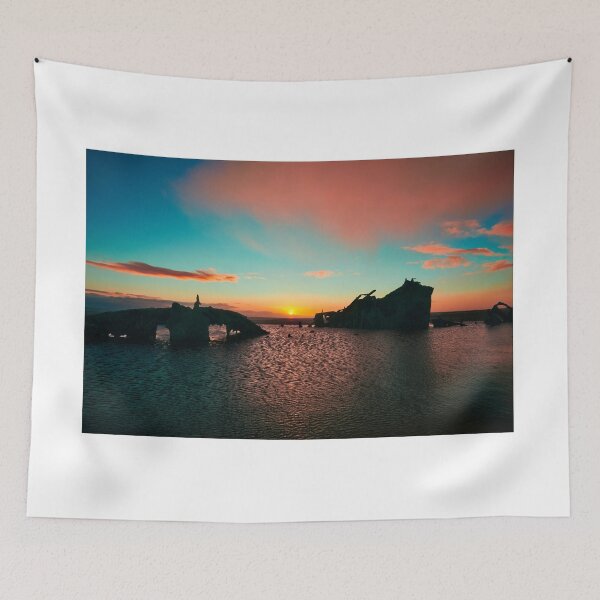 Item preview, Irish Trader Shipwreck in the Sunrise Baltray Beach, Ireland designed and sold by Marcin W Photography.