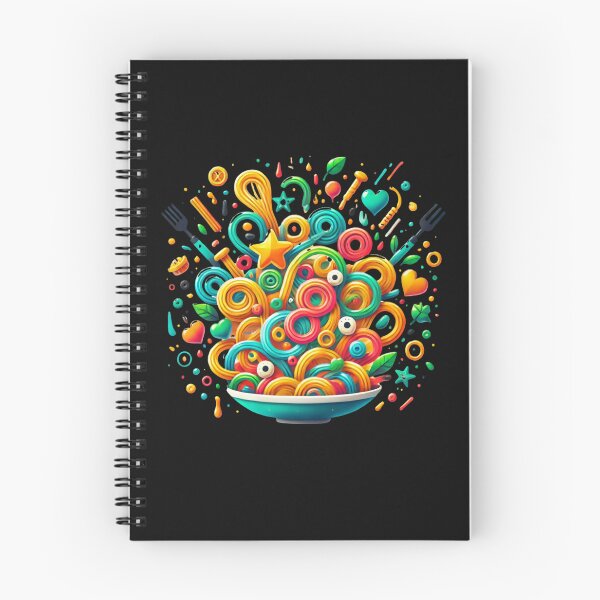 Item preview, Noodle Chaos A Flavour Explosion Funny Pasta Design designed and sold by Maggie Mustard.