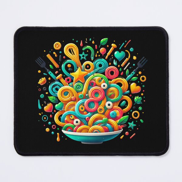 Item preview, Noodle Chaos A Flavour Explosion Funny Pasta Design designed and sold by Maggie Mustard.