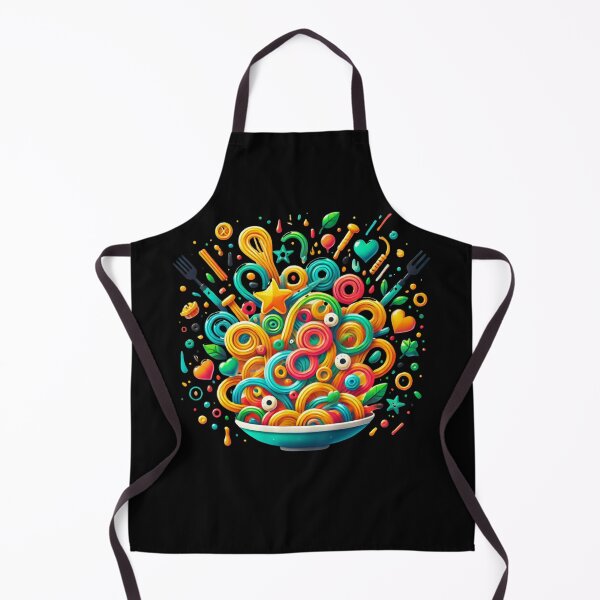 Item preview, Noodle Chaos A Flavour Explosion Funny Pasta Design designed and sold by Maggie Mustard.
