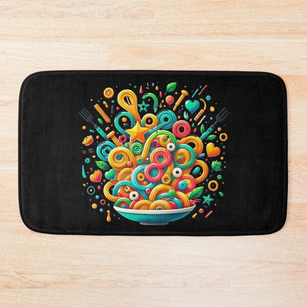 Item preview, Noodle Chaos A Flavour Explosion Funny Pasta Design designed and sold by Maggie Mustard.
