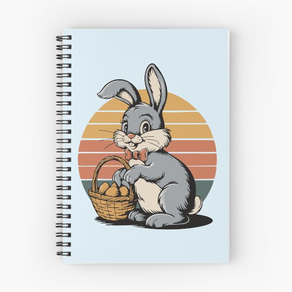 Item preview, Vintage Easter – Retro Bunny and Egg Graphic Tee for Spring designed and sold by designedbyNil.