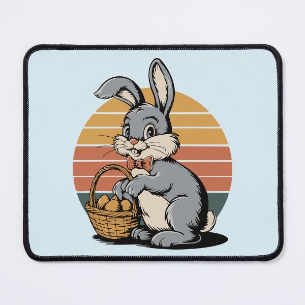 Item preview, Vintage Easter – Retro Bunny and Egg Graphic Tee for Spring designed and sold by designedbyNil.
