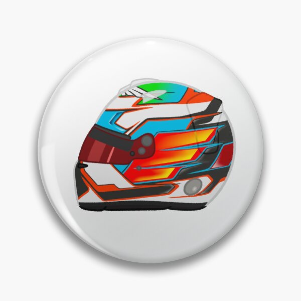 Item preview, Gabriel Bortoleto 2024 Helmet  designed and sold by OriDraws.