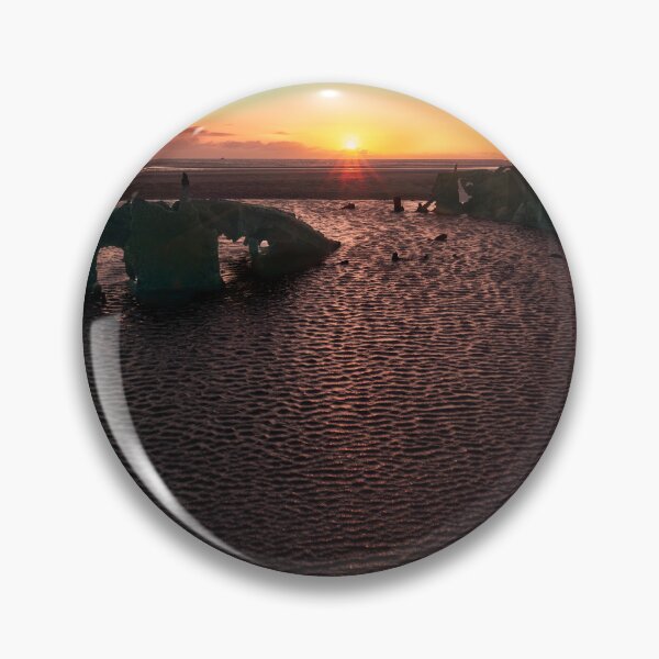 Item preview, Irish Trader Shipwreck in the Sunrise Baltray Beach, Ireland, vertical portrait designed and sold by Marcin W Photography.