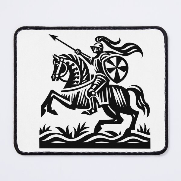 Item preview, Knight on horse designed and sold by tristanmillward.