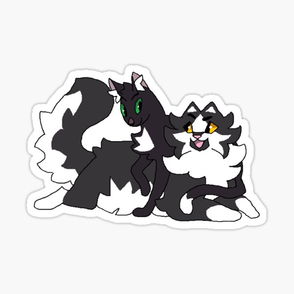 Ravenpaw Warrior Cat Fan Kiss-cut Sticker -  Israel