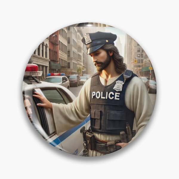 Item preview, Jesus the Cop - The Peaceful Protector designed and sold by Meta2Physical.
