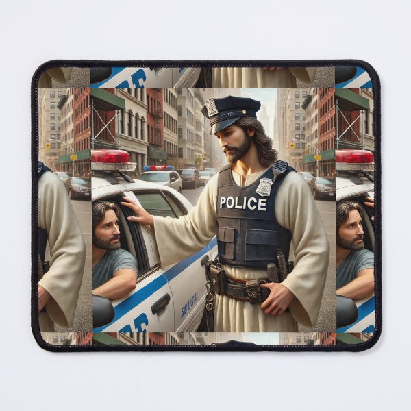 Item preview, Jesus the Cop - The Peaceful Protector designed and sold by Meta2Physical.