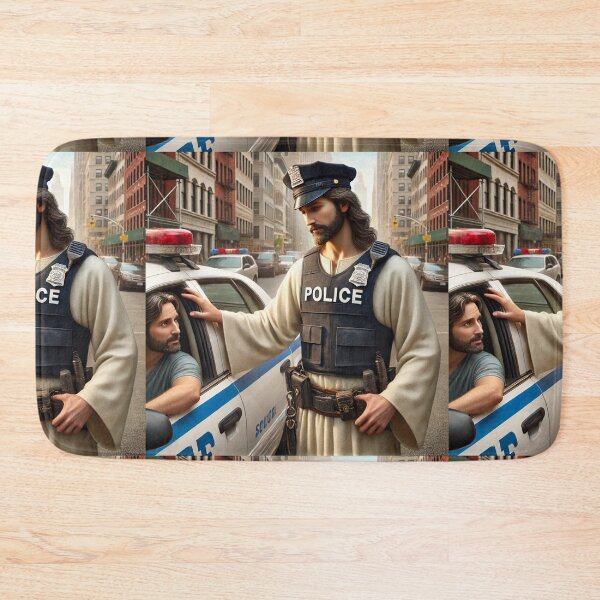 Item preview, Jesus the Cop - The Peaceful Protector designed and sold by Meta2Physical.