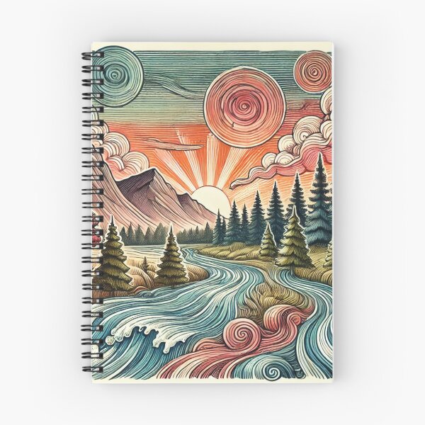Item preview, Peaceful Sunset Over Nature Scene designed and sold by Cosmic_Canvas.