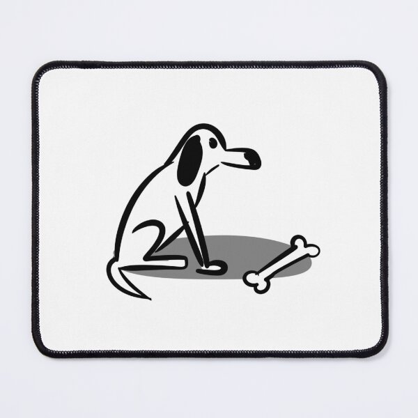 Item preview, Cartoon Dog with Bone designed and sold by smooshpaw.