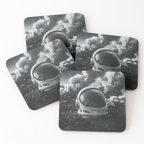 Item preview, Weathered astronaut helmet cracked open designed and sold by SilentSpirits.