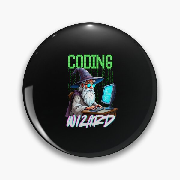Item preview, Coding Wizard Pixel Fantasy Coder designed and sold by dudelinart.