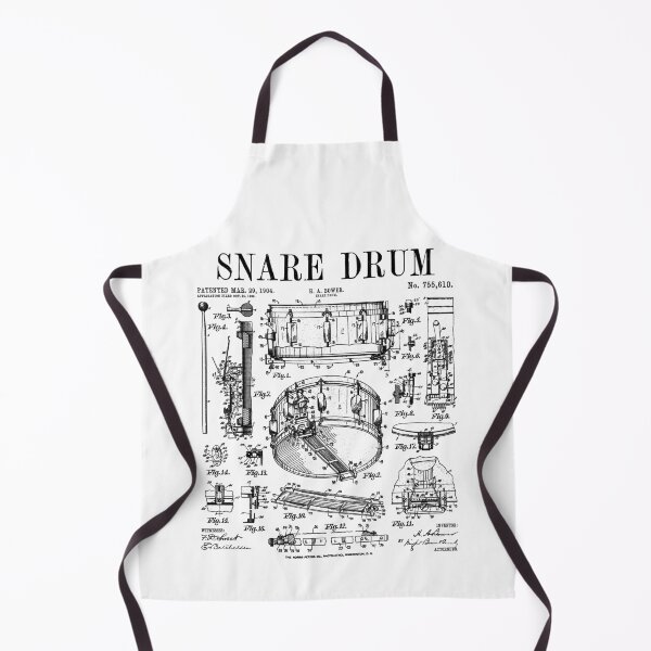 Item preview, Snare Drum Drummer Percussion Vintage Patent Drums Musician designed and sold by GrandeDuc.
