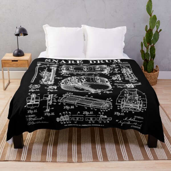 Item preview, Snare Drum Drummer Percussion Vintage Patent Drums Musician designed and sold by GrandeDuc.