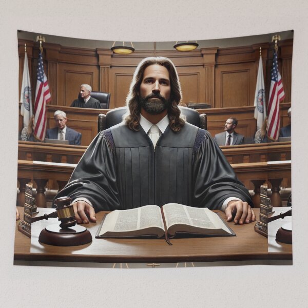 Item preview, Jesus the Righteous Judge: Divine Justice in the Courtroom designed and sold by Meta2Physical.