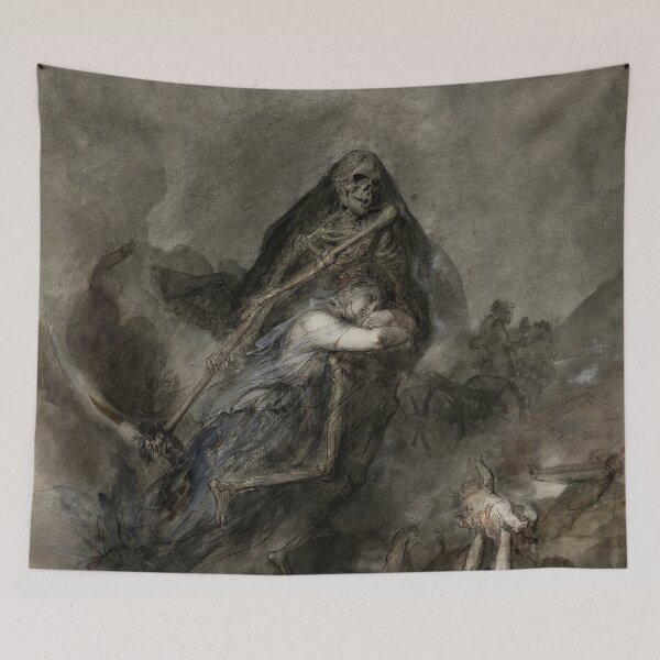 Item preview, Clément-Auguste Andrieux : Allegory of Death (1855–1865) designed and sold by YNTDigitalHouse.