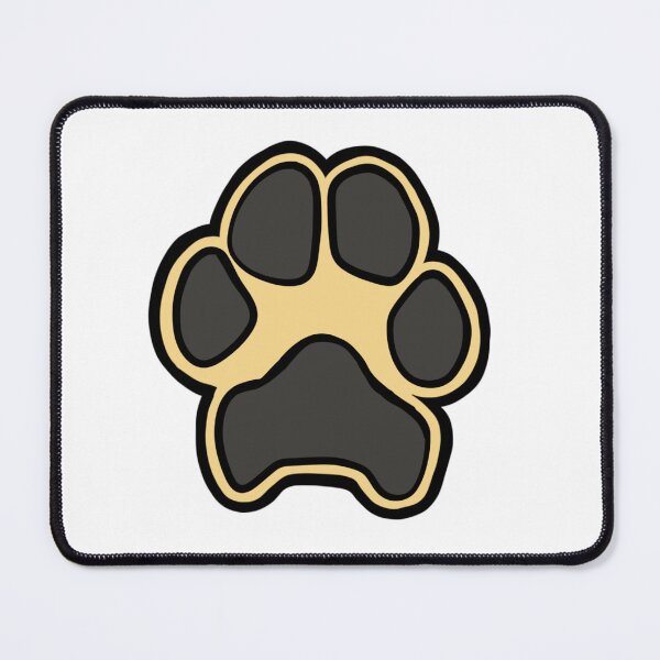 Item preview, Golden and Black Dog Paw designed and sold by smooshpaw.