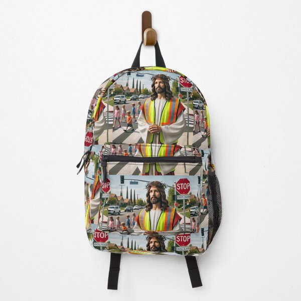 Item preview, Jesus the Crossing Guard: Protecting the Little Ones with Divine Care designed and sold by Meta2Physical.