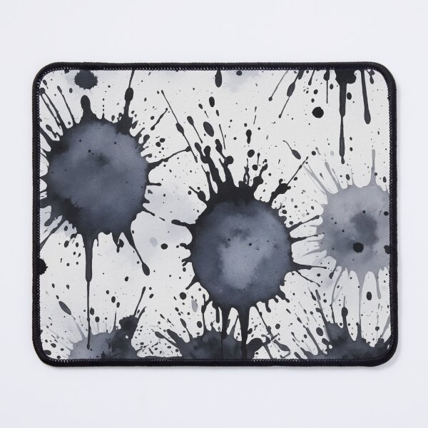 Item preview, Black watercolor splashes background designed and sold by Giuseppe Cammino.