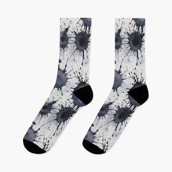 Item preview, Black watercolor splashes background designed and sold by Giuseppe Cammino.