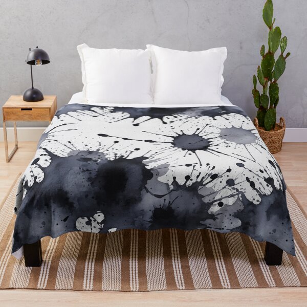 Item preview, Black watercolor splashes background designed and sold by Giuseppe Cammino.
